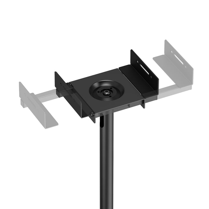 Set vloerstandaards voor Maclean-luidsprekers, universeel, verticaal en horizontaal verstelbaar +10°~-10°, max. 5 kg, MC-916