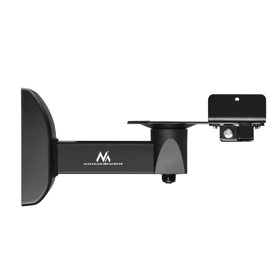 Set bevestigingsbeugels / hangers voor Maclean-luidsprekers, universeel, verticaal verstelbaar +8°~-8° en horizontaal verstelbaar +90°~-90°, max. 15 kg, MC-917
