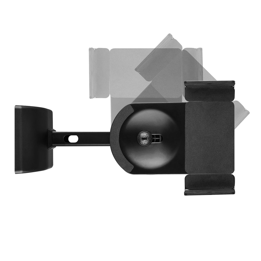 Set bevestigingsbeugels / hangers voor Maclean-luidsprekers, universeel, verticaal verstelbaar +8°~-8° en horizontaal verstelbaar +90°~-90°, max. 15 kg, MC-917