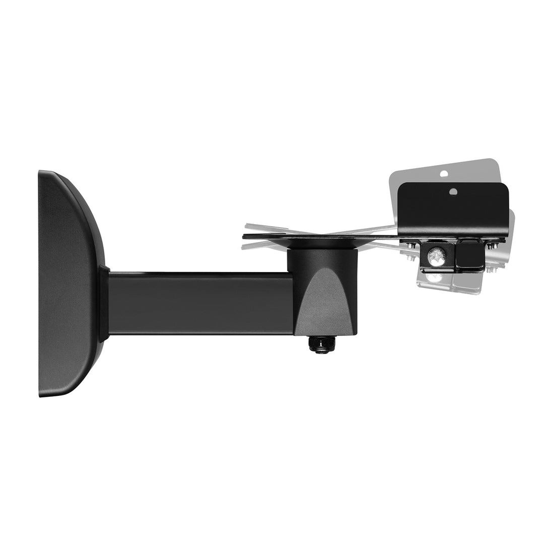 Set bevestigingsbeugels / hangers voor Maclean-luidsprekers, universeel, verticaal verstelbaar +8°~-8° en horizontaal verstelbaar +90°~-90°, max. 15 kg, MC-917