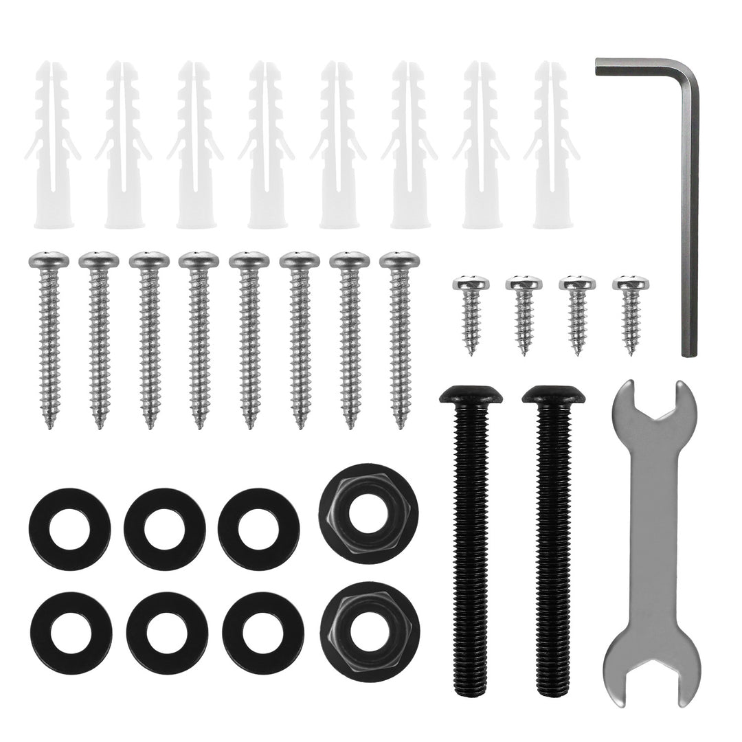 Set bevestigingsbeugels / hangers voor Maclean-luidsprekers, universeel, verticaal verstelbaar +8°~-8° en horizontaal verstelbaar +90°~-90°, max. 15 kg, MC-917