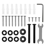 Set bevestigingsbeugels / hangers voor Maclean-luidsprekers, universeel, verticaal verstelbaar +8°~-8° en horizontaal verstelbaar +90°~-90°, max. 15 kg, MC-917