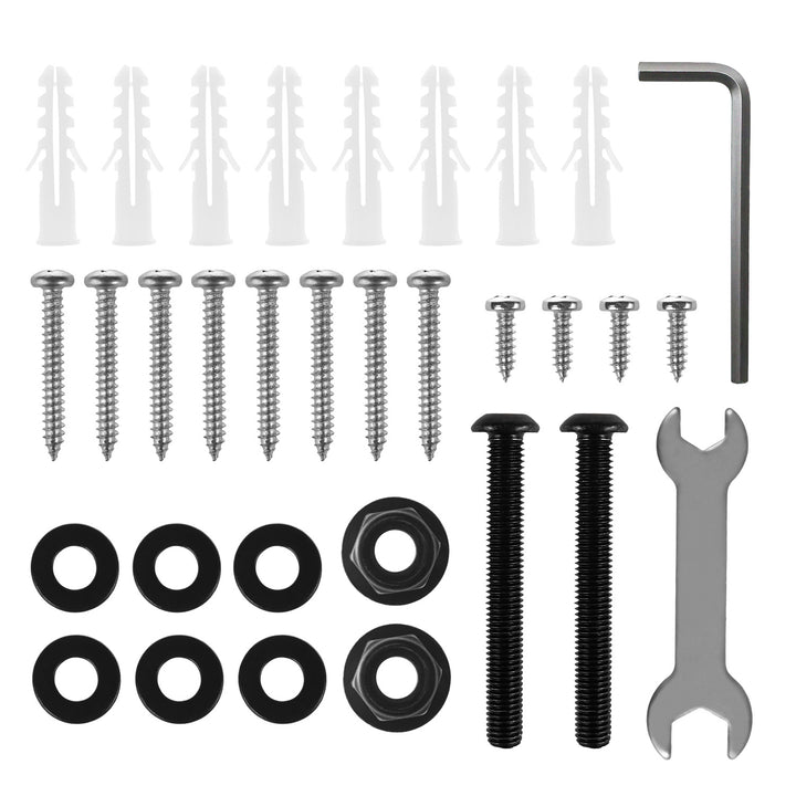 Set bevestigingsbeugels / hangers voor Maclean-luidsprekers, universeel, verticaal verstelbaar +8°~-8° en horizontaal verstelbaar +90°~-90°, max. 15 kg, MC-917
