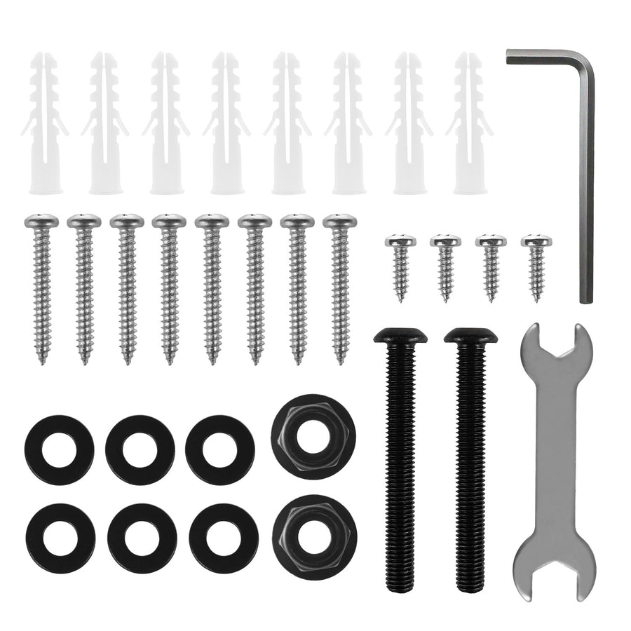 Set bevestigingsbeugels / hangers voor Maclean-luidsprekers, universeel, verticaal verstelbaar +8°~-8° en horizontaal verstelbaar +90°~-90°, max. 15 kg, MC-917