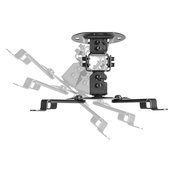 Plafondbevestiging / -hanger voor Maclean-projector, 54~320 mm, tot 13,5 kg, 360 graden draaibaar MC-200 B