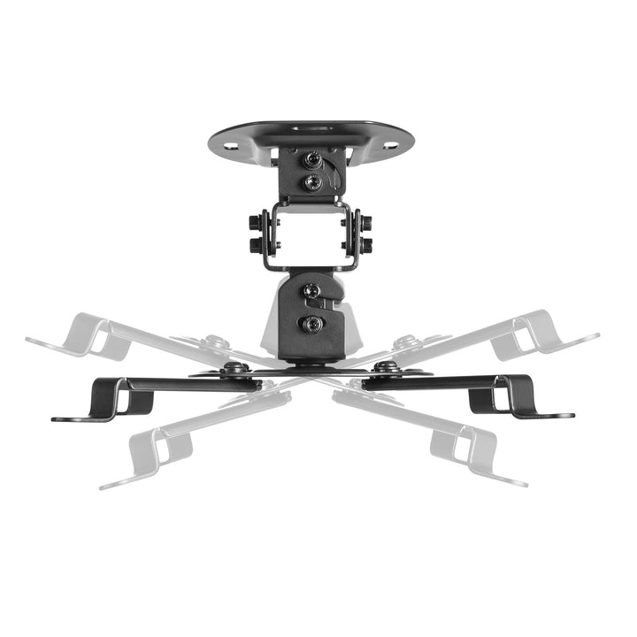 Plafondbevestiging / -hanger voor Maclean-projector, 54~320 mm, tot 13,5 kg, 360 graden draaibaar MC-200 B