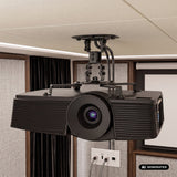 Plafondbevestiging / -hanger voor Maclean-projector, 54~320 mm, tot 13,5 kg, 360 graden draaibaar MC-200 B