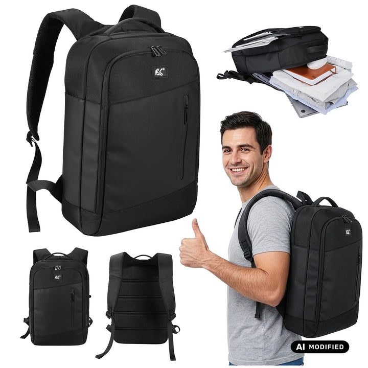 NanoRS-laptoprugzak, 15,6", zwart, 42x28,5x14, waterafstotend RS204 B