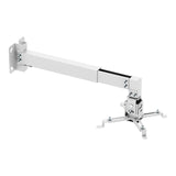 Wandbeugel/wandhouder voor Maclean-projector, wit, tot 20 kg, MC-205 W