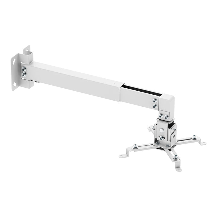 Wandbeugel/wandhouder voor Maclean-projector, wit, tot 20 kg, MC-205 W