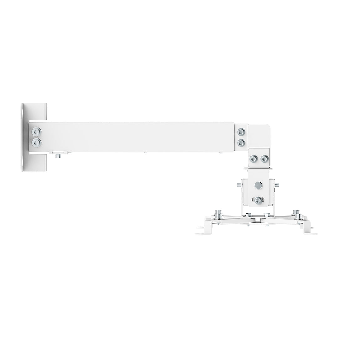 Wandbeugel/wandhouder voor Maclean-projector, wit, tot 20 kg, MC-205 W