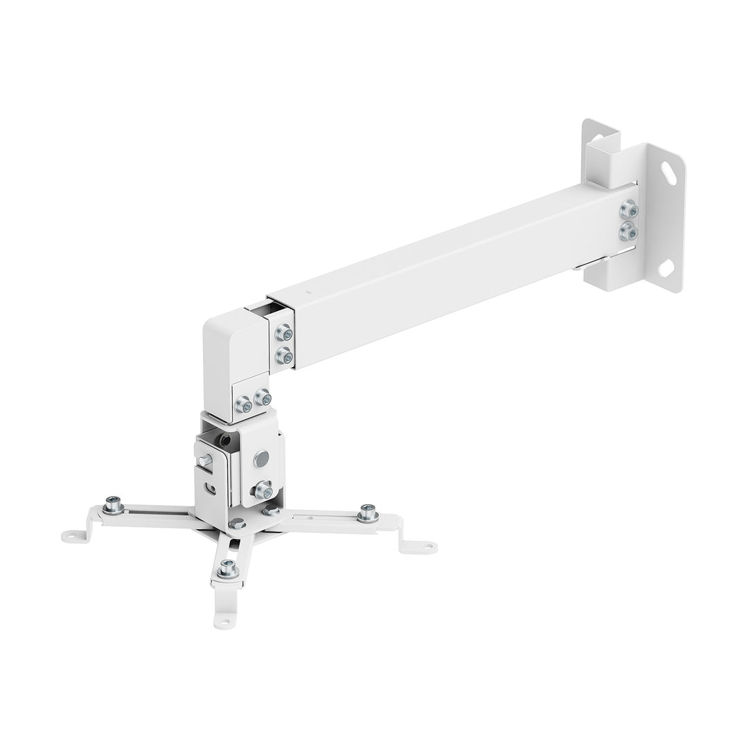 Wandbeugel/wandhouder voor Maclean-projector, wit, tot 20 kg, MC-205 W