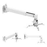 Wandbeugel/wandhouder voor Maclean-projector, wit, tot 20 kg, MC-205 W