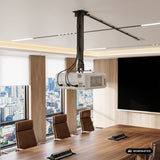 Universele projectorhouder / -hanger van Maclean, zwart, tot 20 kg, MC-206 B