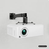 Universele projectorhouder / -hanger van Maclean, zwart, tot 20 kg, MC-206 B