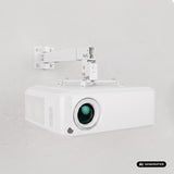Universele projectorhouder / -beugel van Maclean, wit, tot 20 kg, MC-206 W
