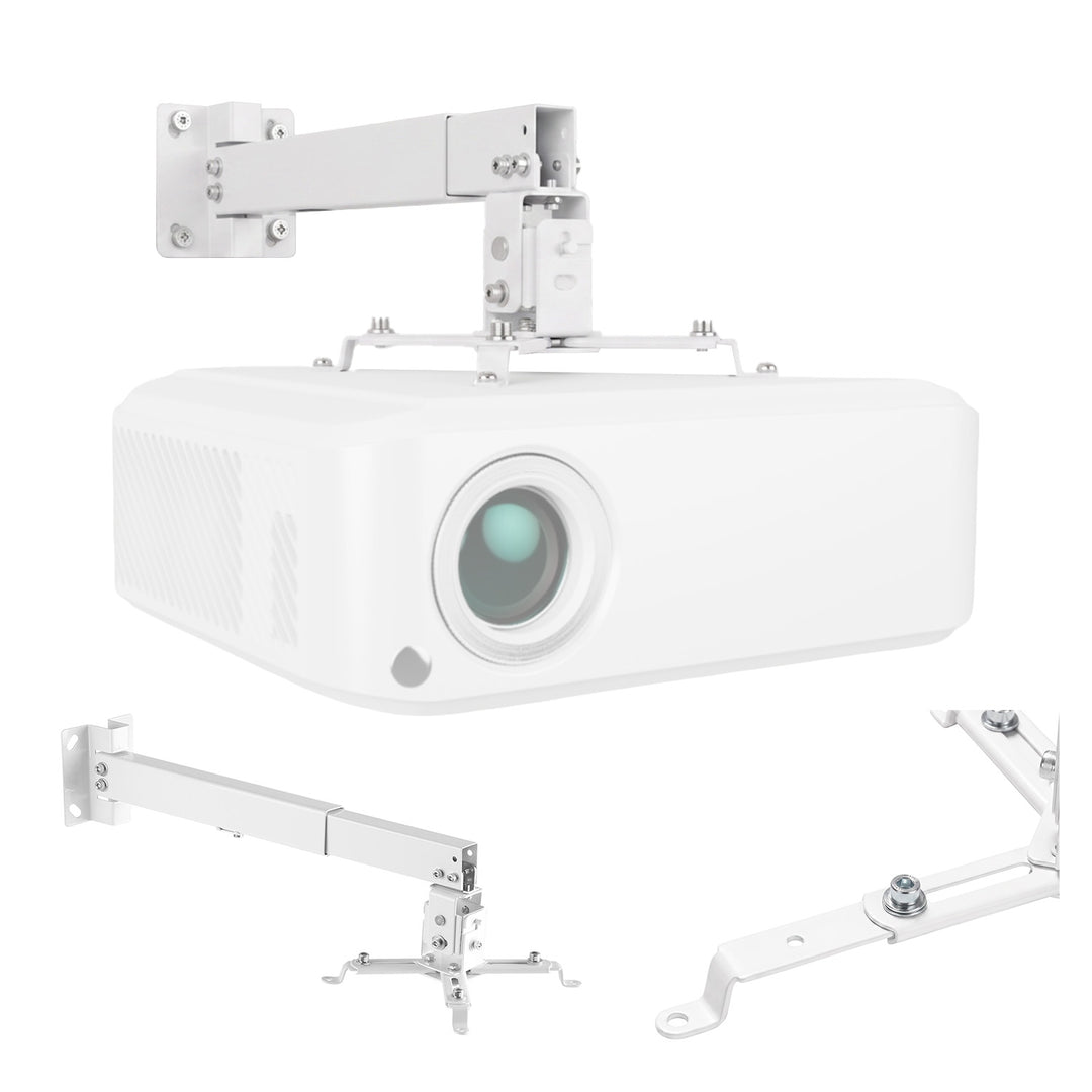 Universele projectorhouder / -beugel van Maclean, wit, tot 20 kg, MC-206 W