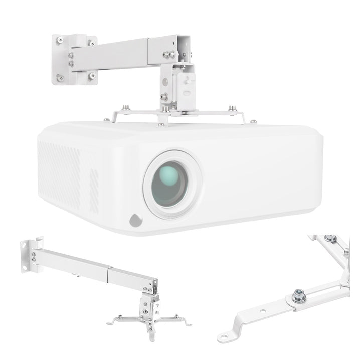 Universele projectorhouder / -beugel van Maclean, wit, tot 20 kg, MC-206 W