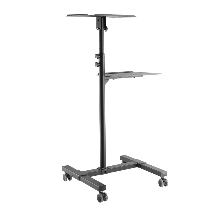 Maclean verstelbare, stalen verrijdbare tafel voor projector/laptop, max. 10 kg, MC-207