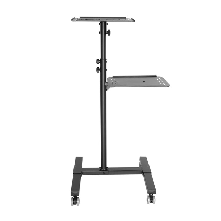 Maclean verstelbare, stalen verrijdbare tafel voor projector/laptop, max. 10 kg, MC-207