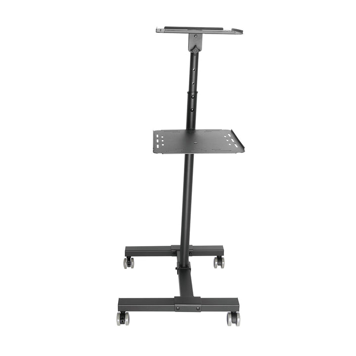 Maclean verstelbare, stalen verrijdbare tafel voor projector/laptop, max. 10 kg, MC-207