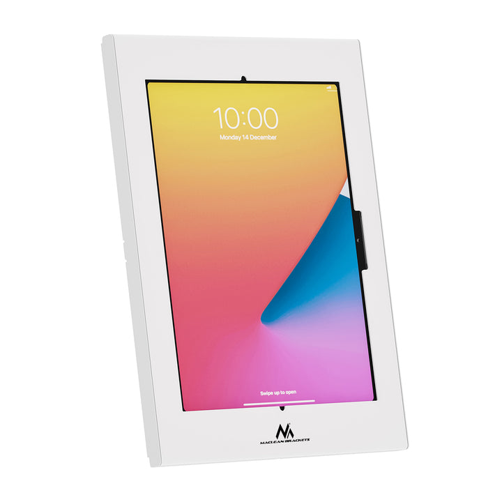 Maclean-tablethouder met vergrendeling, 12,4"-13", iPad Air/Pro, Samsung Tab S10+/S9+/S8+/S7+, 257 x 350 x 22 mm, MC-950 W
