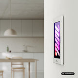 Maclean-tablethouder met vergrendeling, 12,4"-13", iPad Air/Pro, Samsung Tab S10+/S9+/S8+/S7+, 257 x 350 x 22 mm, MC-950 W