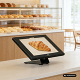 Maclean-tablethouder met vergrendeling, 12,4"-13", iPad Air/Pro, Samsung Tab S10+/S9+/S8+/S7+, 257 x 350 x 22 mm, MC-956 B