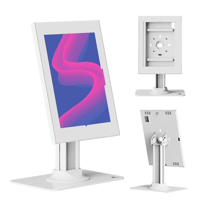 Maclean-tablethouder met vergrendeling, 12,4"-13", iPad Air/Pro, Samsung Tab S10+/S9+/S8+/S7+, 257 x 350 x 22 mm, MC-958 W