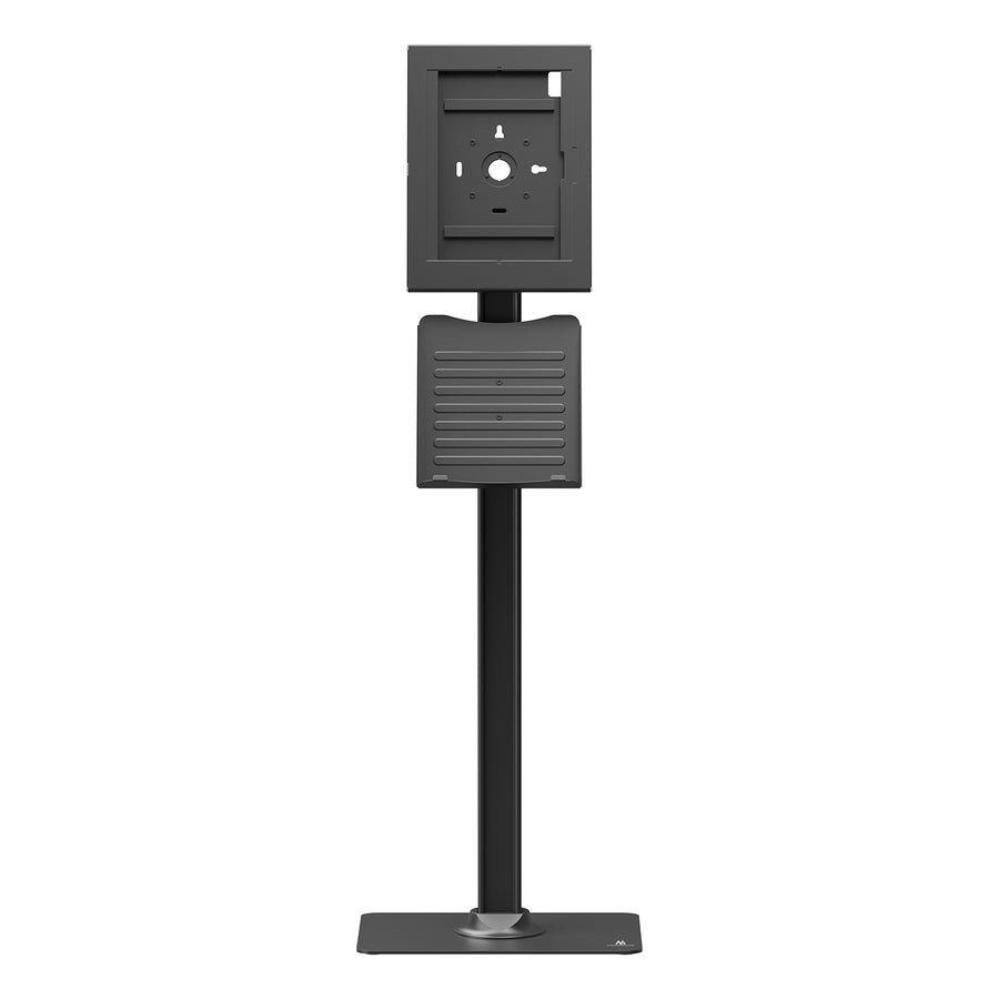 Maclean-tablethouder met vergrendeling. 12,4"-13", iPad Air/Pro, Samsung Tab S10+/S9+/S8+/S7+, 257 x 350 x 22 mm, MC-924 B