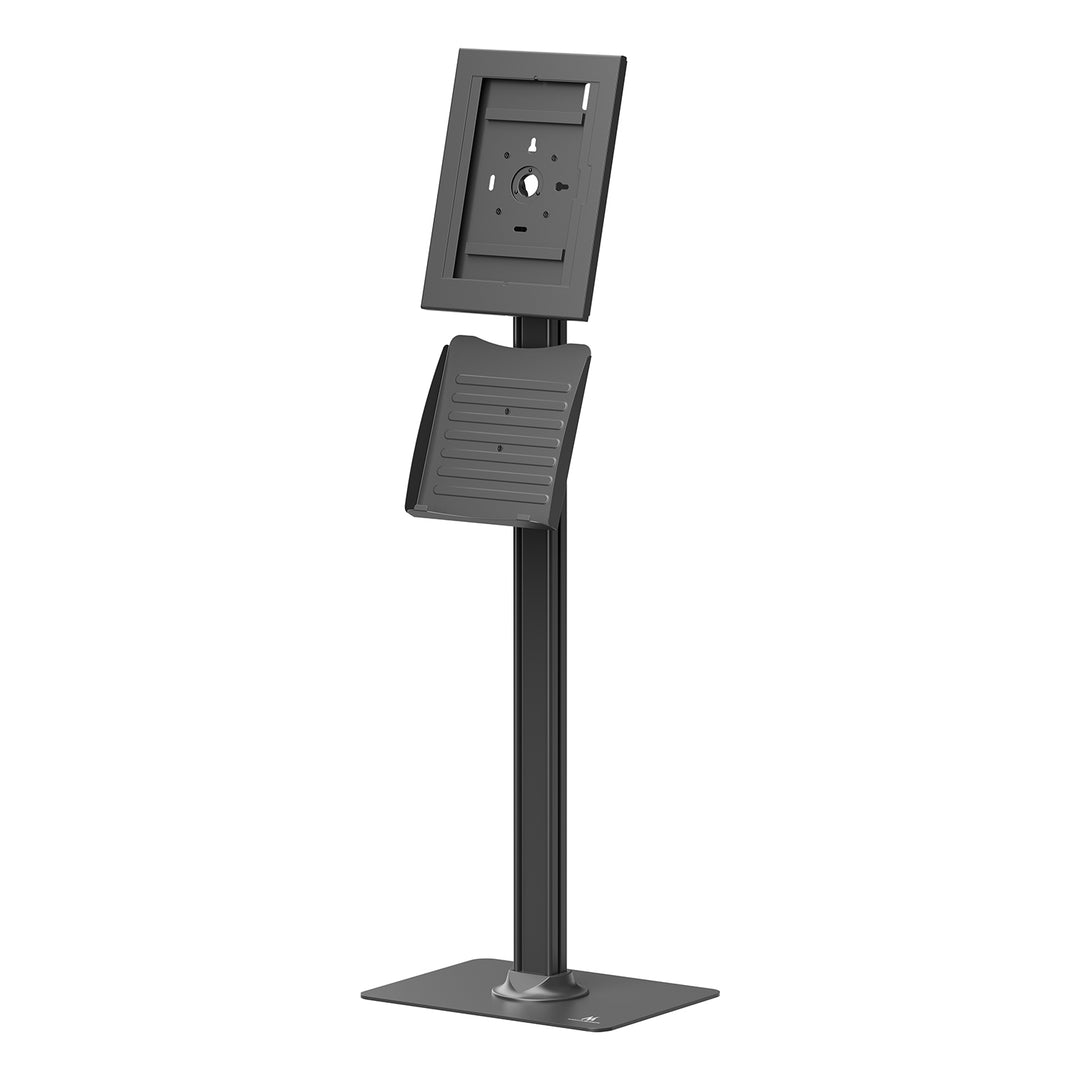 Maclean-tablethouder met vergrendeling. 12,4"-13", iPad Air/Pro, Samsung Tab S10+/S9+/S8+/S7+, 257 x 350 x 22 mm, MC-924 B