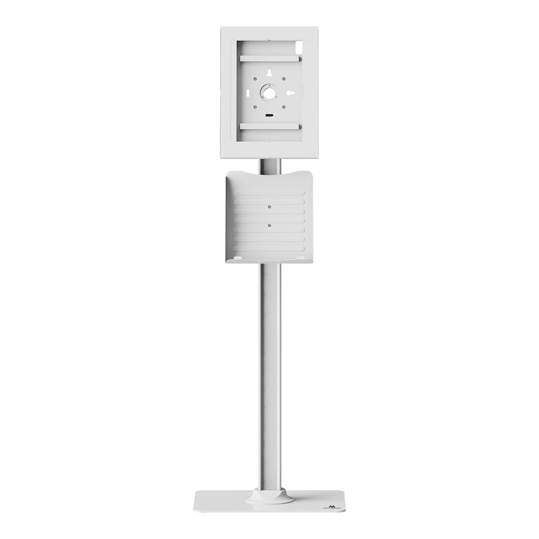 Maclean-tablethouder met vergrendeling, 12,4"-13", iPad Air/Pro, Samsung Tab S10+/S9+/S8+/S7+, 257 x 350 x 22 mm, MC-924 W