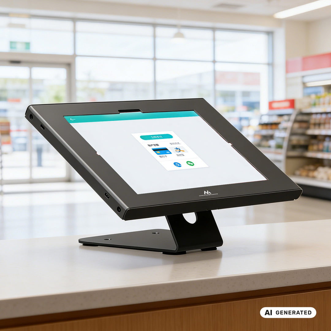 Maclean-tablethouder met vergrendeling, 10,9"-11", iPad Air/Pro, Samsung Tab A- en S-serie, 220 x 323 x 22 mm, MC-957 B