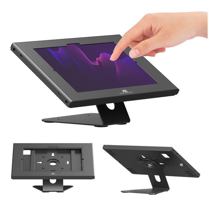Maclean-tablethouder met vergrendeling, 10,9"-11", iPad Air/Pro, Samsung Tab A- en S-serie, 220 x 323 x 22 mm, MC-957 B