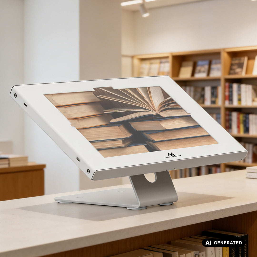 Maclean-tablethouder met vergrendeling, 10,9"-11", iPad Air/Pro, Samsung Tab A- en S-serie, 220 x 323 x 22 mm, MC-957 W