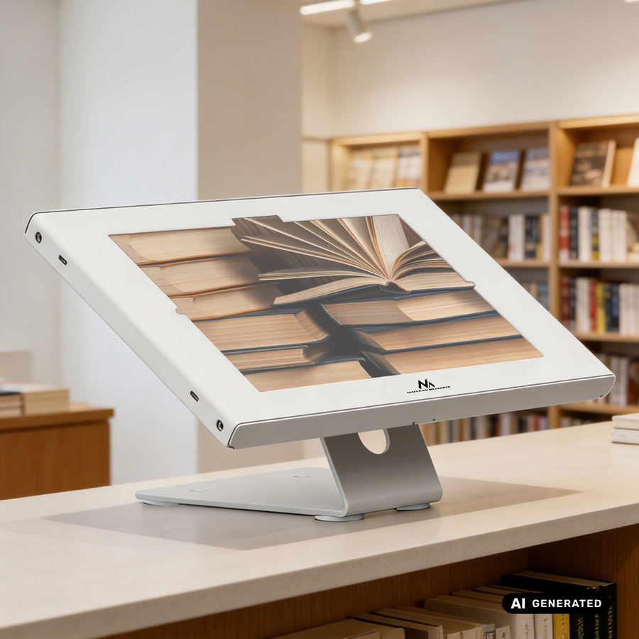Maclean-tablethouder met vergrendeling, 10,9"-11", iPad Air/Pro, Samsung Tab A- en S-serie, 220 x 323 x 22 mm, MC-957 W
