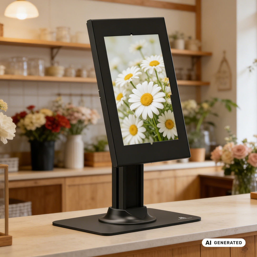 Maclean-tablethouder met vergrendeling, 10,9"-11", iPad Air/Pro, Samsung Tab A- en S-serie, 220 x 323 x 22 mm, MC-959 B