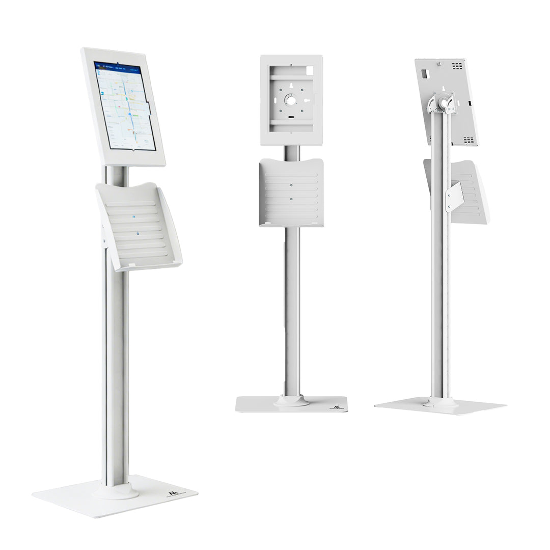 Maclean-tablethouder met vergrendeling, 10,9"-11", iPad Air/Pro, Samsung Tab A- en S-serie, 220x323x22 mm, MC-960 W
