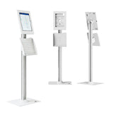 Maclean-tablethouder met vergrendeling, 10,9"-11", iPad Air/Pro, Samsung Tab A- en S-serie, 220x323x22 mm, MC-960 W