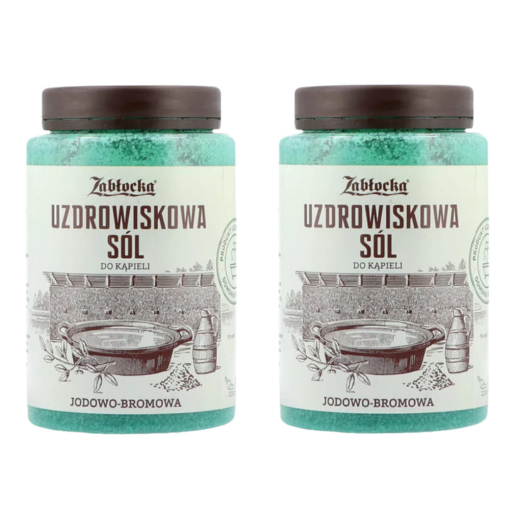 Zabłocka kuuroordzout, jodium-broom, voor baden, 1,2 kg - 2 stuks
