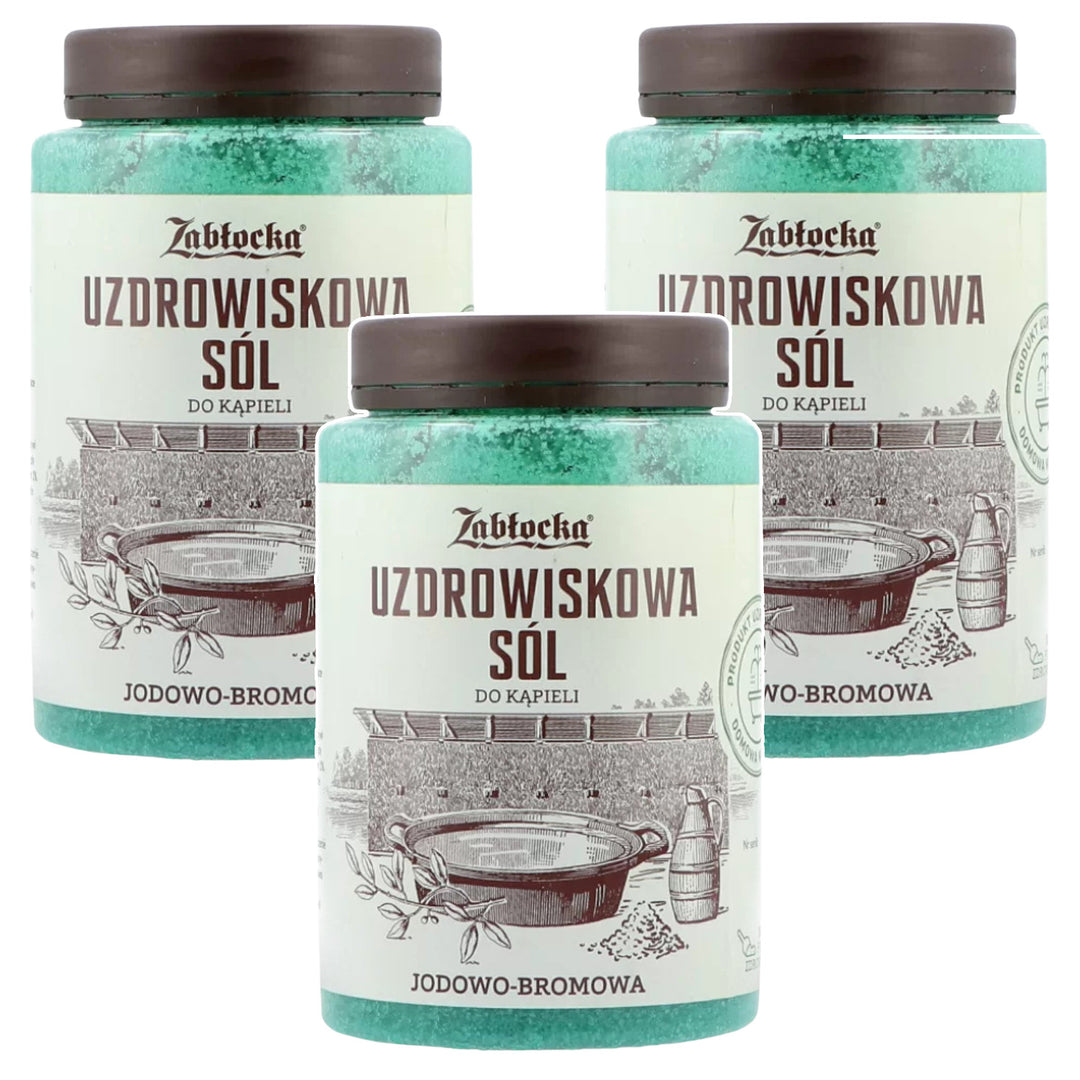 Zabłocka kuuroordzout, jodium-broom, voor baden, 1,2 kg - 3 stuks