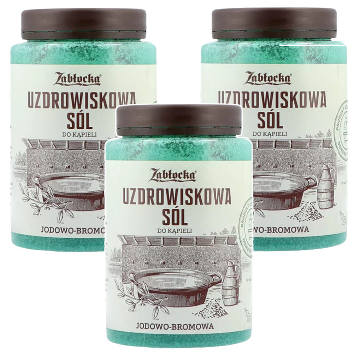 Zabłocka kuuroordzout, jodium-broom, voor baden, 1,2 kg - 3 stuks
