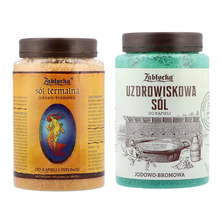 Zabłocka thermale jodium-broomzout 1 kg + Zabłocka kuuroordzout jodium-broomzout 1,2 kg