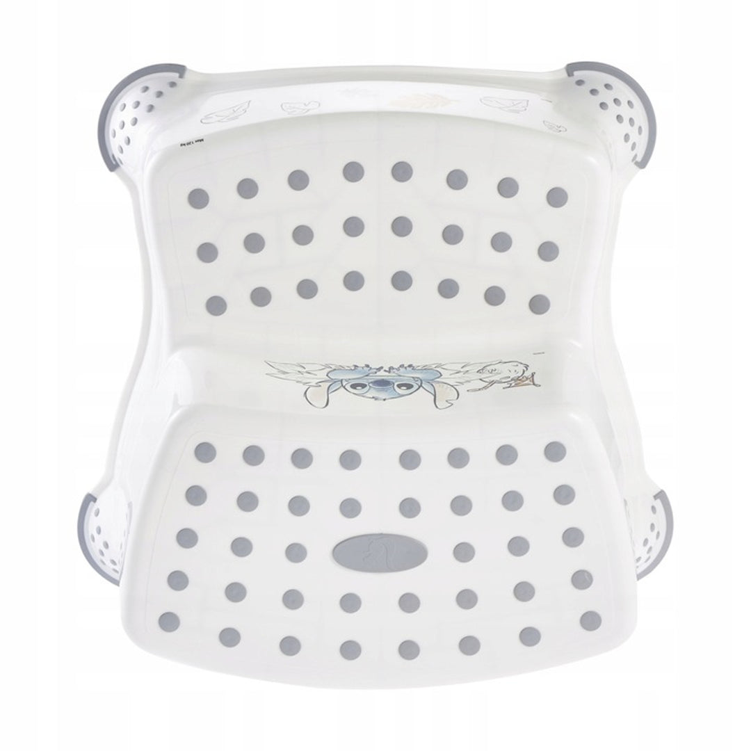 Antislipplatform, twee treden, max. 120 kg, + toiletbril + Stitch-potje