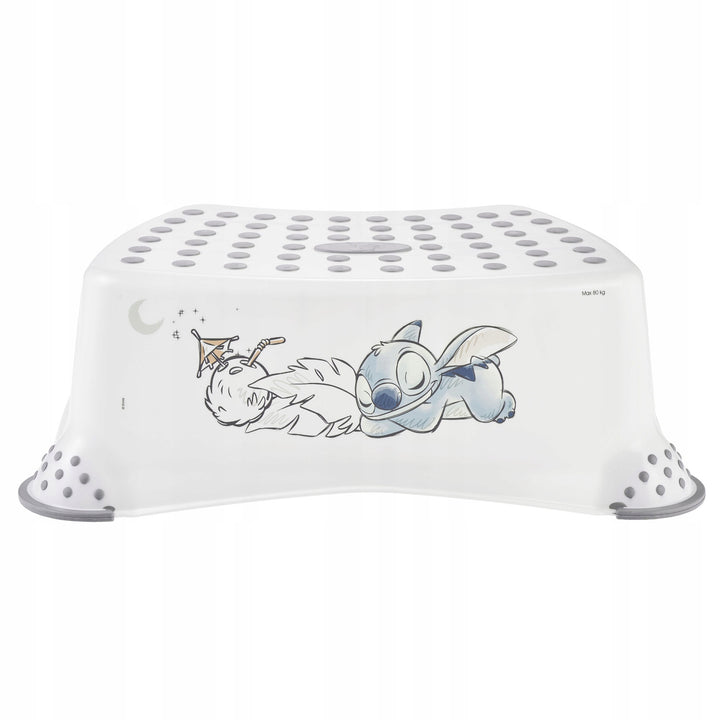 Antislip opstapje, één trede, max. 80 kg + Toiletbril + Potje Stitch