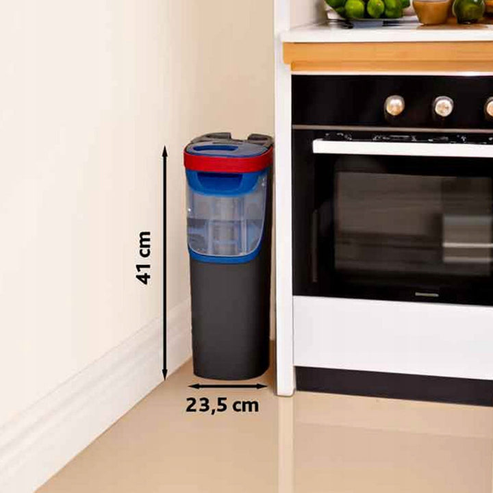 Vileda H2prO platte dweil, 100% scheiding van schoon en vuil water, twee reservoirs, 2 microvezelopzetstukken, 360°-kop, 175774