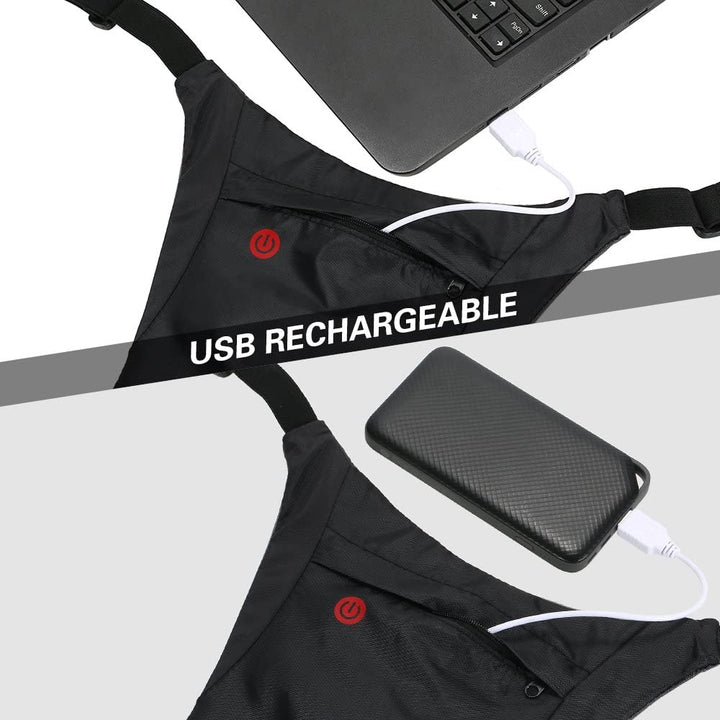 Rugzak met LED-signaalgever, met afstandsbediening, waterdichtheid: afstandsbediening IPx5, rugzak IPX2 + universele sportschouderbanden, voor telefoon, camera, GoPro-camera's en andere apparaten, draaibare houder, MC-294