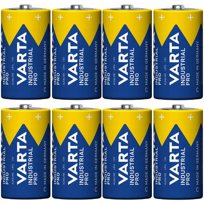 8x batterij R-14 LR14 C 1,5V alkaline Varta Industrial Pro