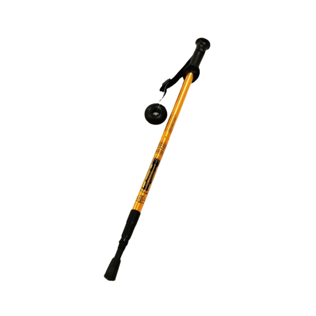 Aluminium Nordic Walking-stokken 65-135 cm telescopisch goudkleurig