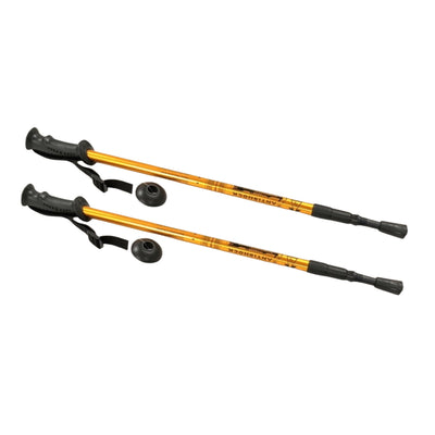 Aluminium Nordic Walking-stokken 65-135 cm telescopisch goudkleurig